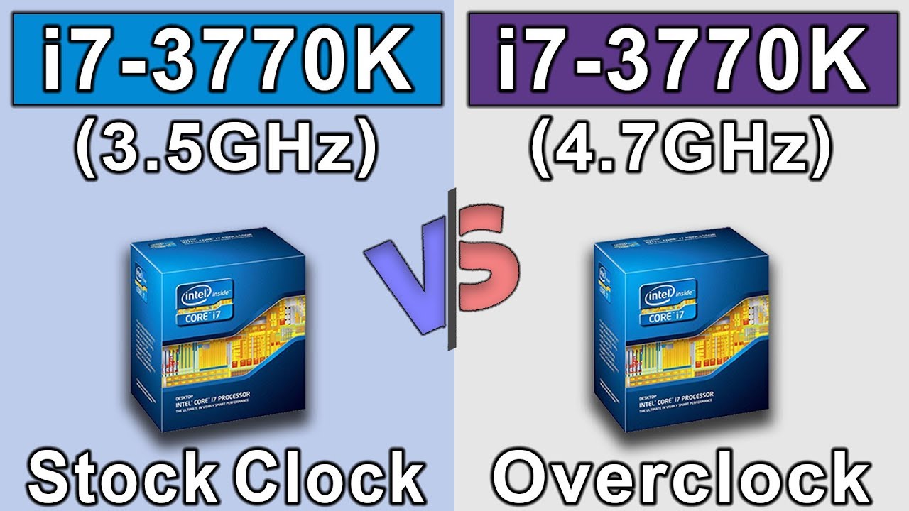 i7 3770K (stock) vs i7 3770K (overclock) | New Games Benchmarks