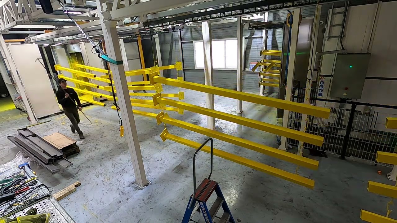 Poedercoaten timelapse Twentse Hekwerken Onderneming
