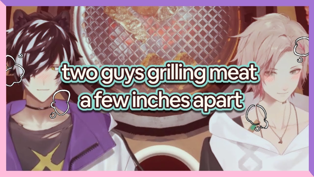 this video is about (grilled) meat [Holostars JP Clip ENG Sub | Kageyama Shien/Rikka]