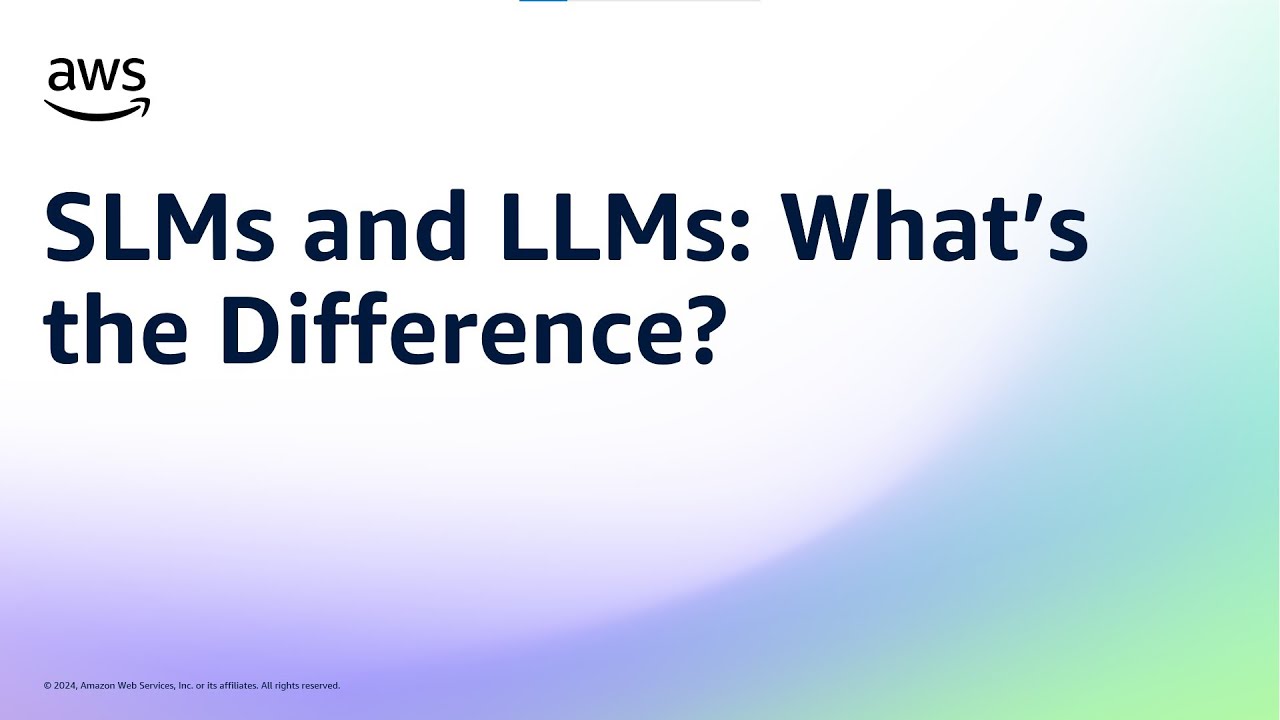 SLMs and LLMs: What’s the Difference? | Amazon Web Services