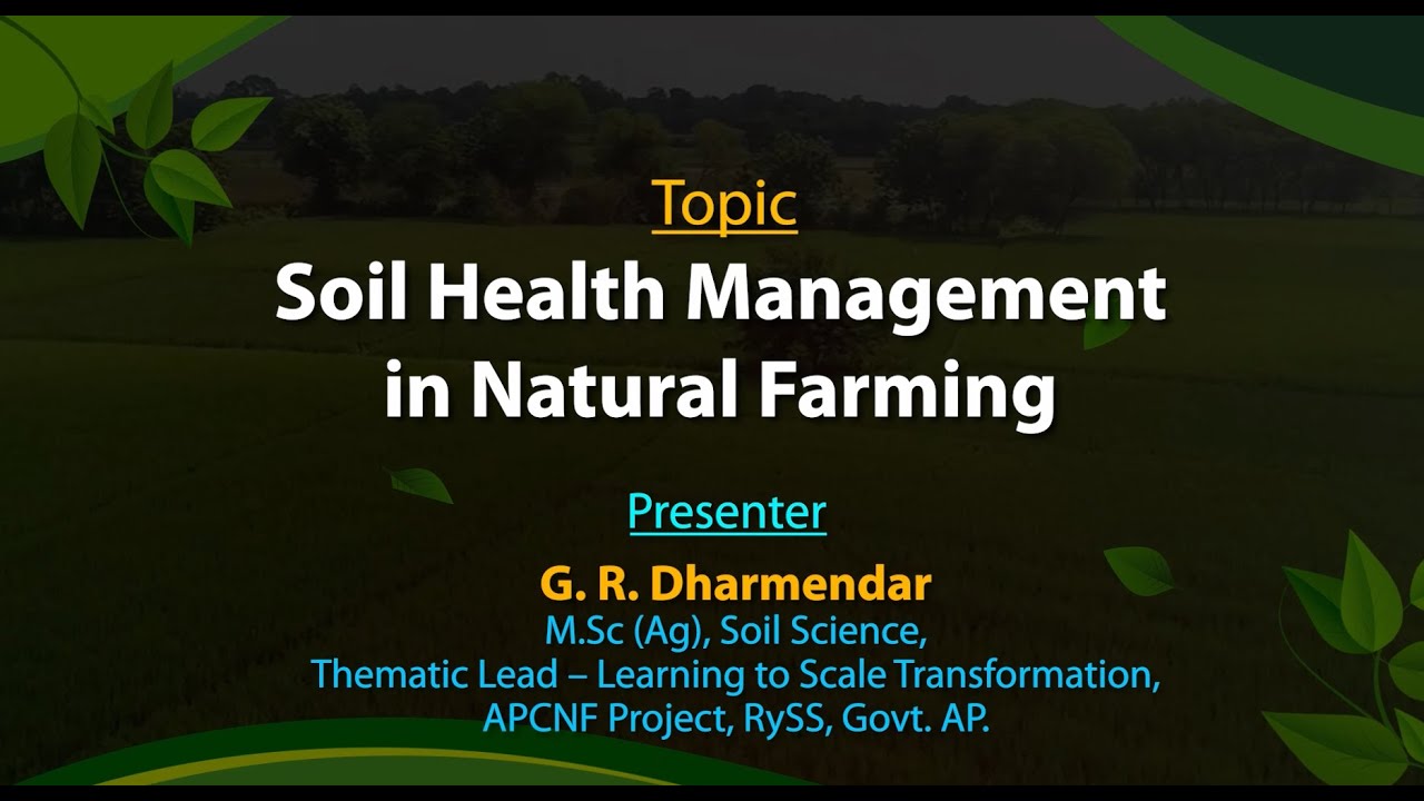 Soil Health Management in Natural Farming