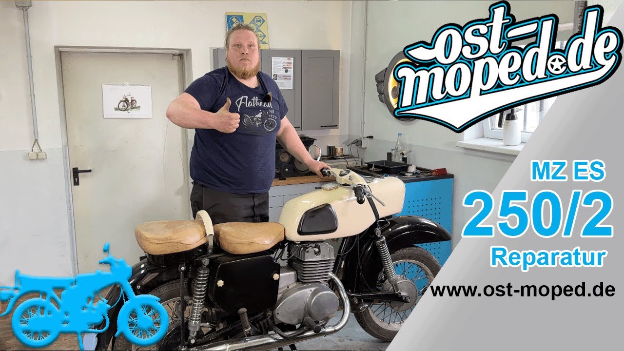 MZ ES250/2 | Instandsetzung des Schwingenträgers | Teil 1/2