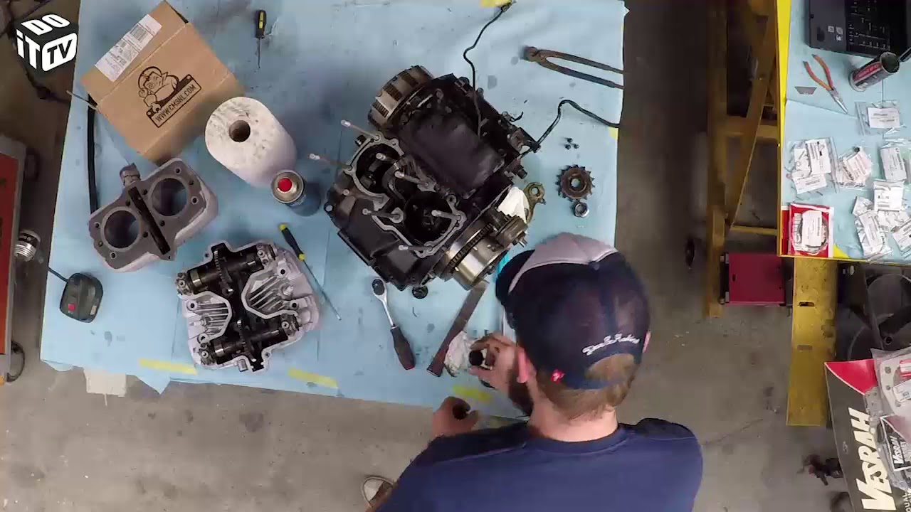 Café racer - Révision du bloc 2