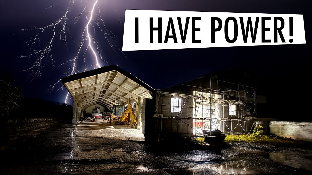 LIGHTS, POWER AND A NEW FLOOR!