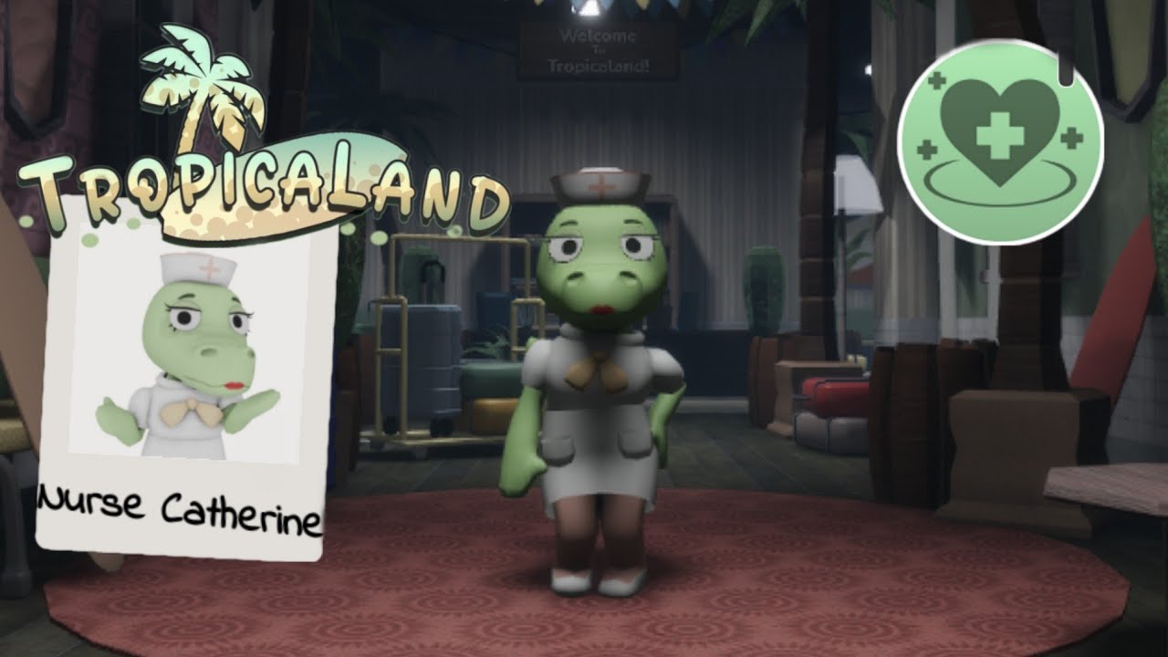 Tropicaland (Demo) | Nurse Catherine | Floor 20 gameplay with her new ability