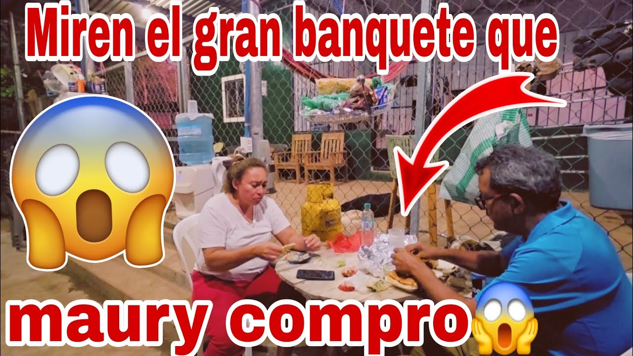 El gran banquete que maury compro y la Dina esto ara😱😳