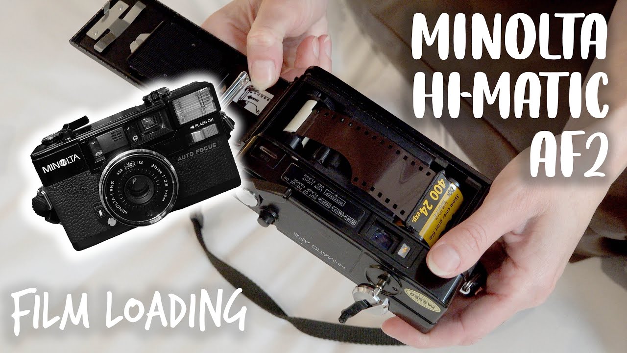 How to Load and Unload Film in a Minolta Hi-Matic AF2 35mm Camera
