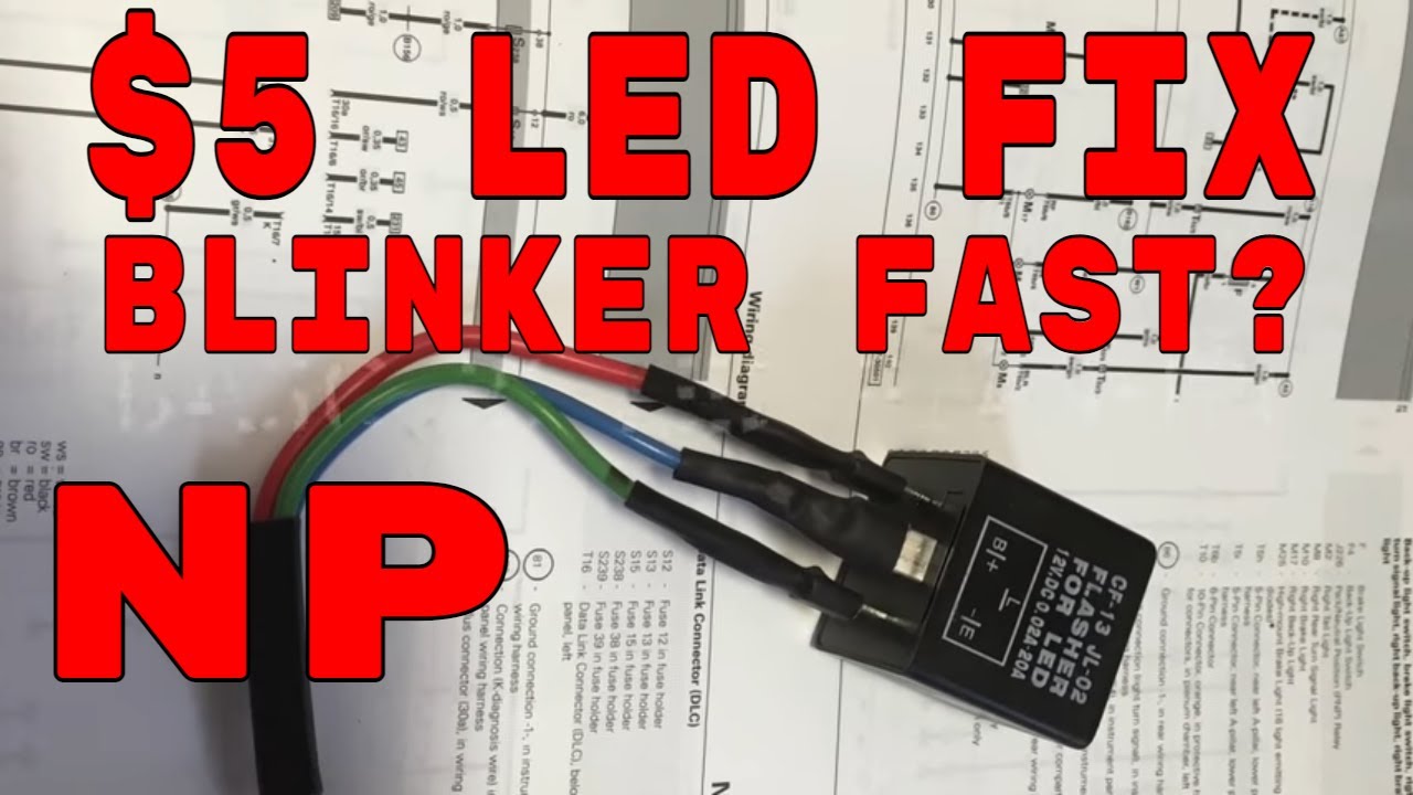 LED Hyperflash Fixed 5$ VW Mk4