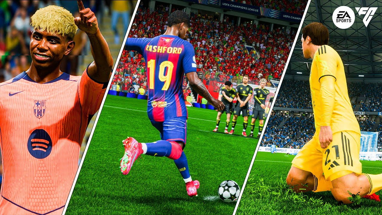 Top 20 Last-Minute Free Kick Goals & Celebrations 🔥 | FC 26 Mod 2025/26 Kits | PS5™ [4K60]