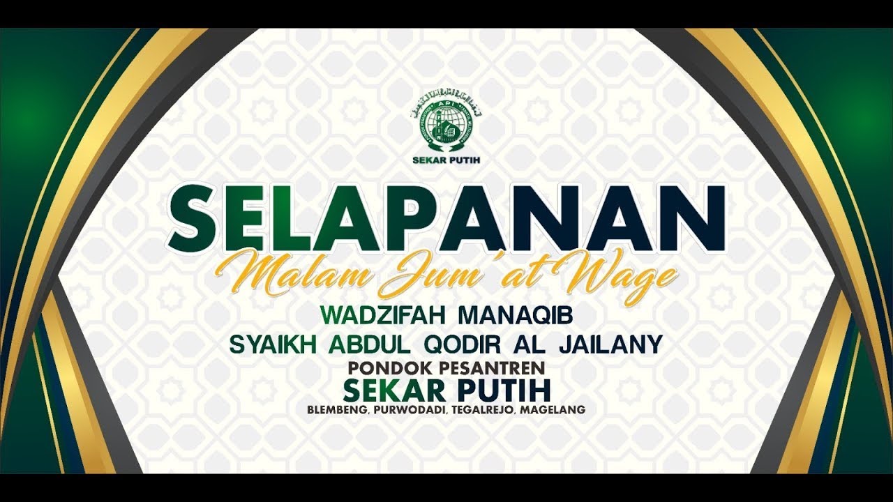 SELAPANAN WADZIFAH MANAQIB BERSAMA ( HABIB ZAIDAN BIN HAIDAR BIN YAHYA & EL GAMAR GAMBUS )