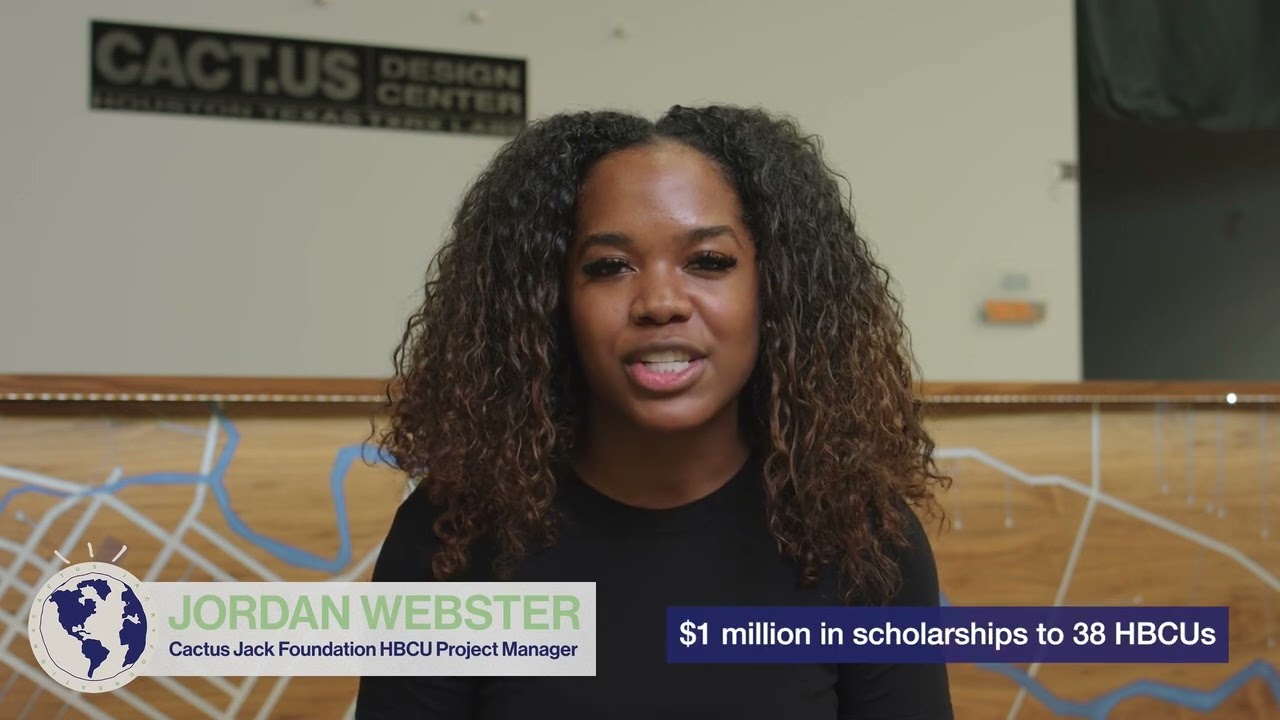 Cactus Jack Foundation HBCU Waymon Webster Scholarship Program PSA