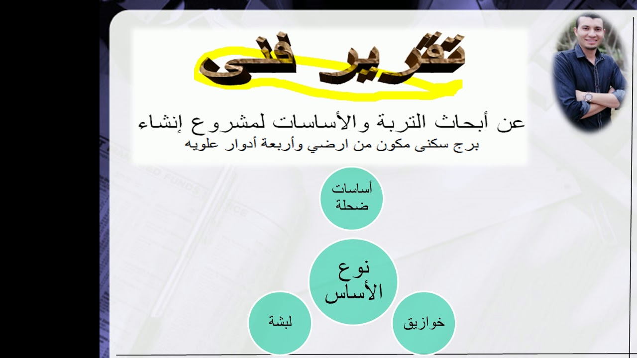 مشروع تخرج: أساسات،،، م.م/ محمد أشرف