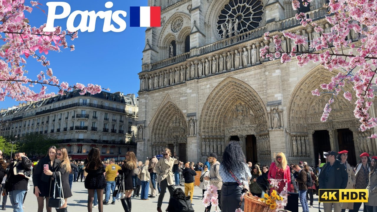2 April 2025 France 🇫🇷 Paris 4K HDR City Street walk Best Destination walk ☀️ Spring session Paris