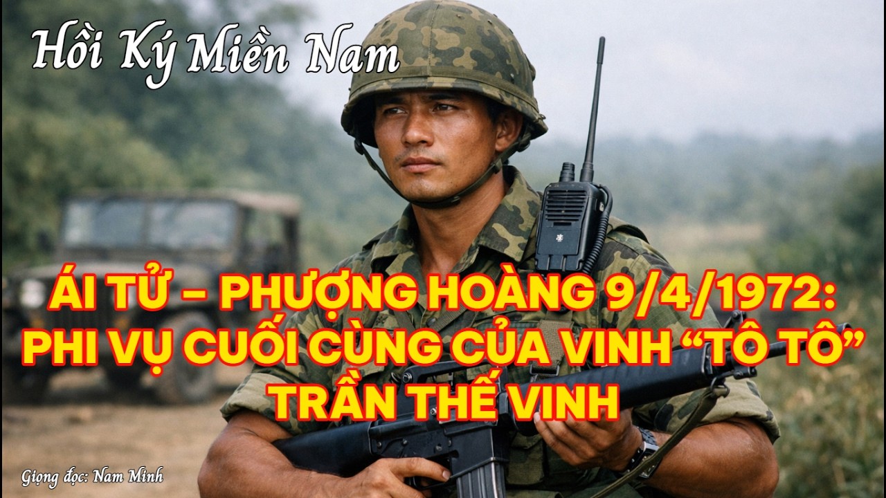 ÁI TỬ – PHƯỢNG HOÀNG 9/4/1972: PHI VỤ CUỐI CÙNG CỦA VINH “TÔ TÔ” TRẦN THẾ VINH