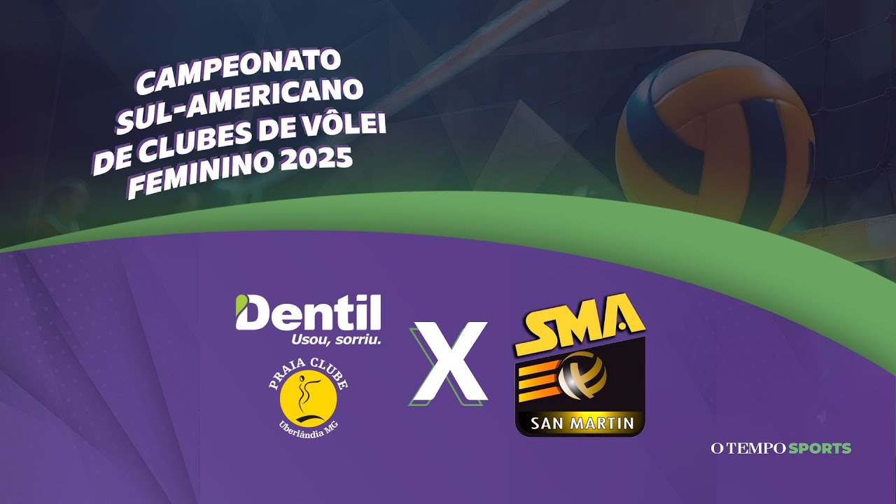 PRAIA CLUBE X SAN MARTÍN (BOL) - AO VIVO E COM IMAGENS - SUL-AMERICANO DE CLUBES DE VÔLEI