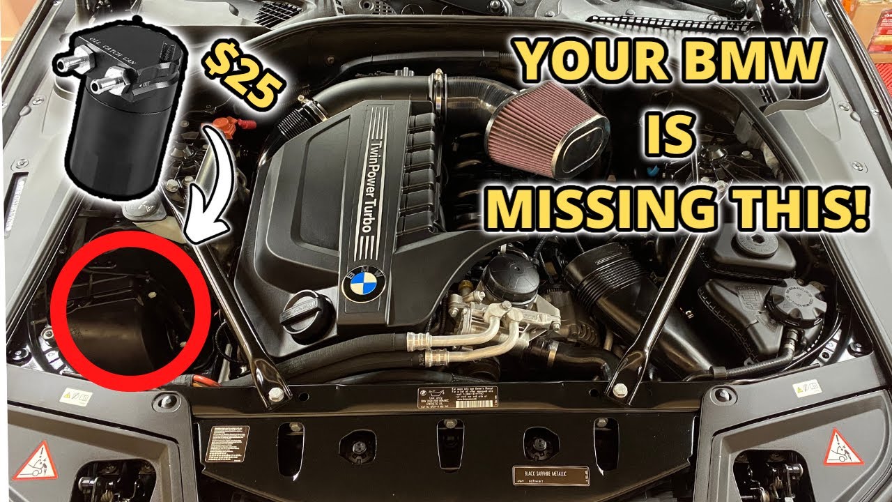 $25 Oil Catch Can Install for F10 535i N55 BMW