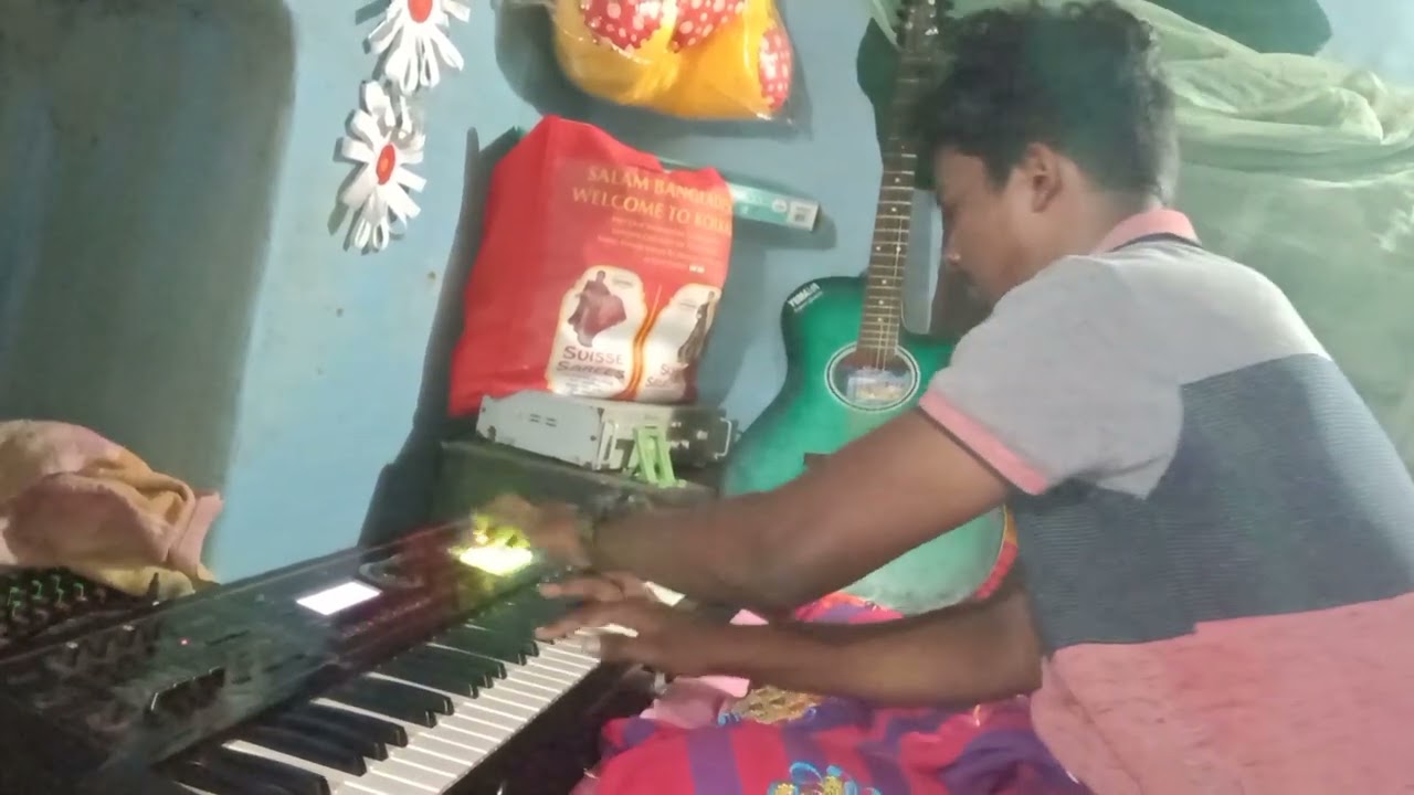 Barge Latar Re Sangat Alom Rat Pat Santali Song  Keyboard Cover by Bullet Saren
