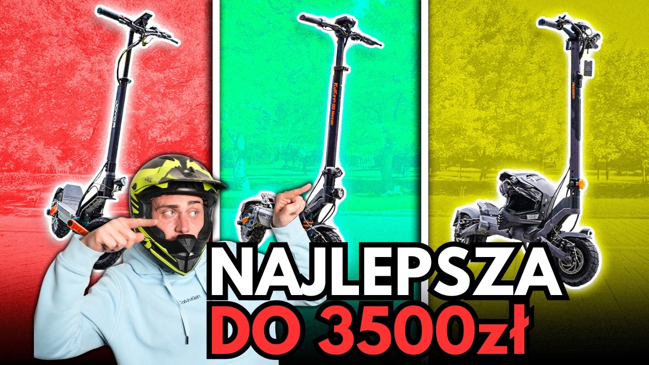 Najlepsza hulajnoga elektryczna do 3500 zł? KuKirin vs AUSOM vs Joyor