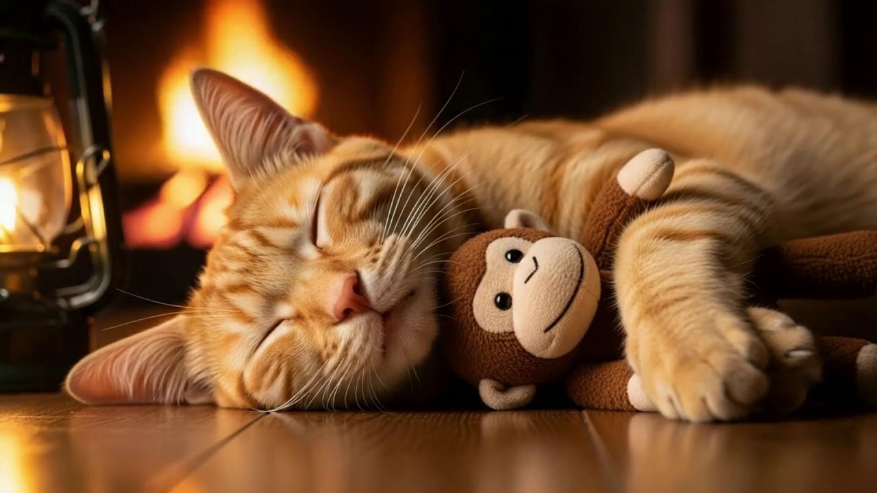 Cat Music For Anxiety 🎵 Deep Sleep And Stress Relief With Soft 432Hz Tones And Warm Cozy Calm