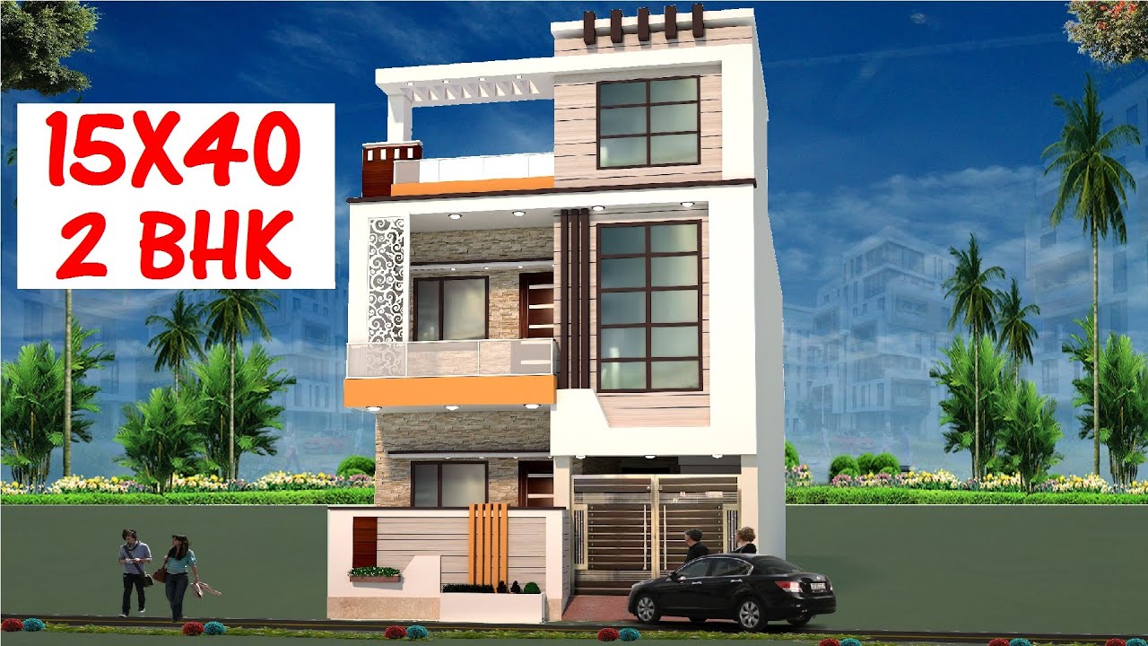 15 x 40 sqft house plan I 15 X 40 ghar ka naksha I 600 sqft house plan I 15 feet by 40 feet house