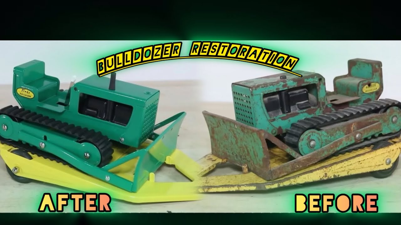 Tonka bulldozer restoration  | Awesome restoration video