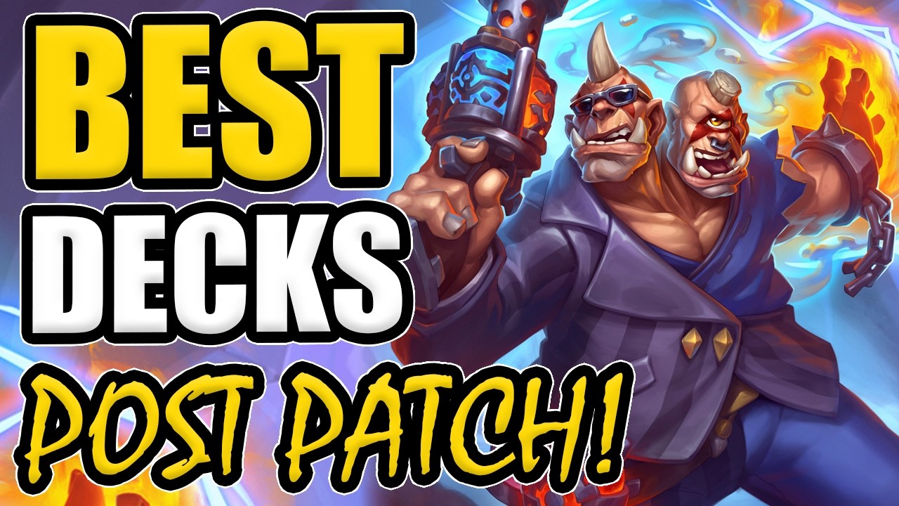 💣TOP 5 BEST Decks To Hit Legend Post-Patch! | Escape From Violet Hold | Hearthstone