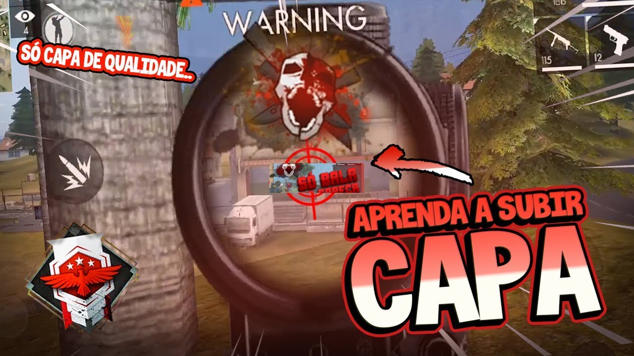 APRENDA A SUBIR CAPA MESTRE NO FREE FIRE