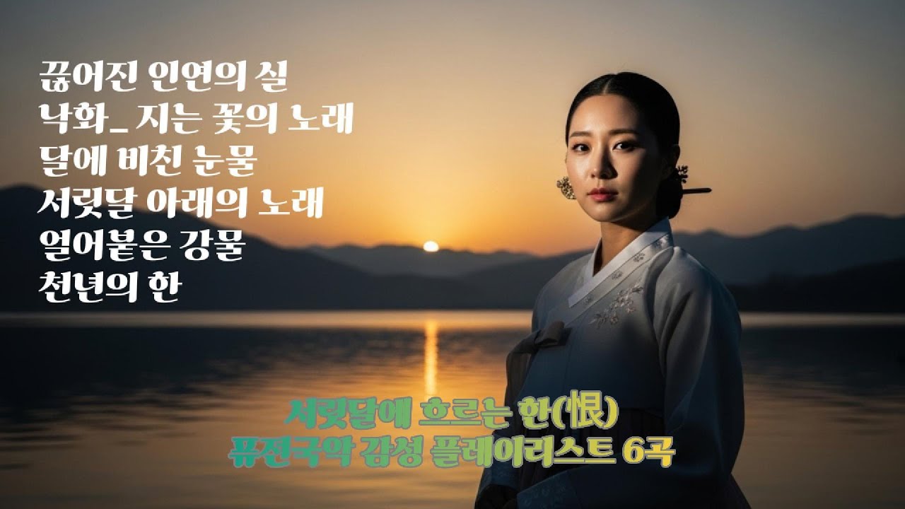 서릿달에 흐르는 한(恨)｜퓨전국악 감성 플레이리스트 6곡