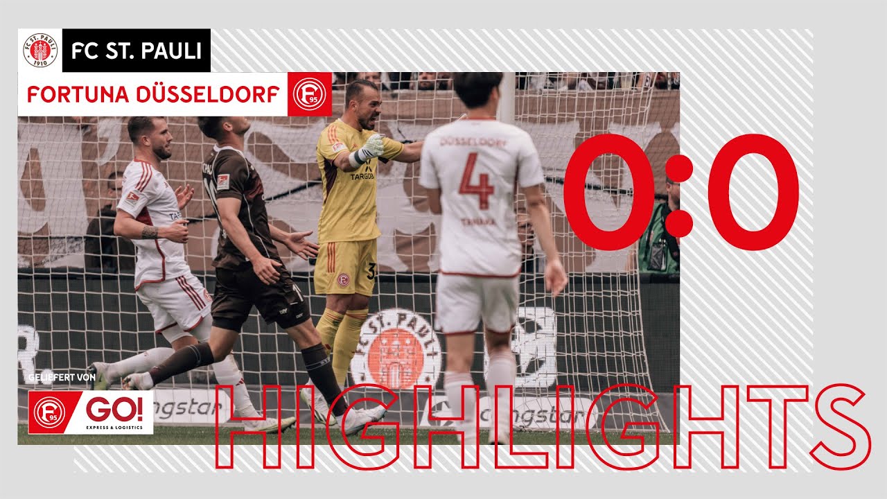 HIGHLIGHTS | FC St. Pauli vs. Fortuna Düsseldorf 0:0 | 