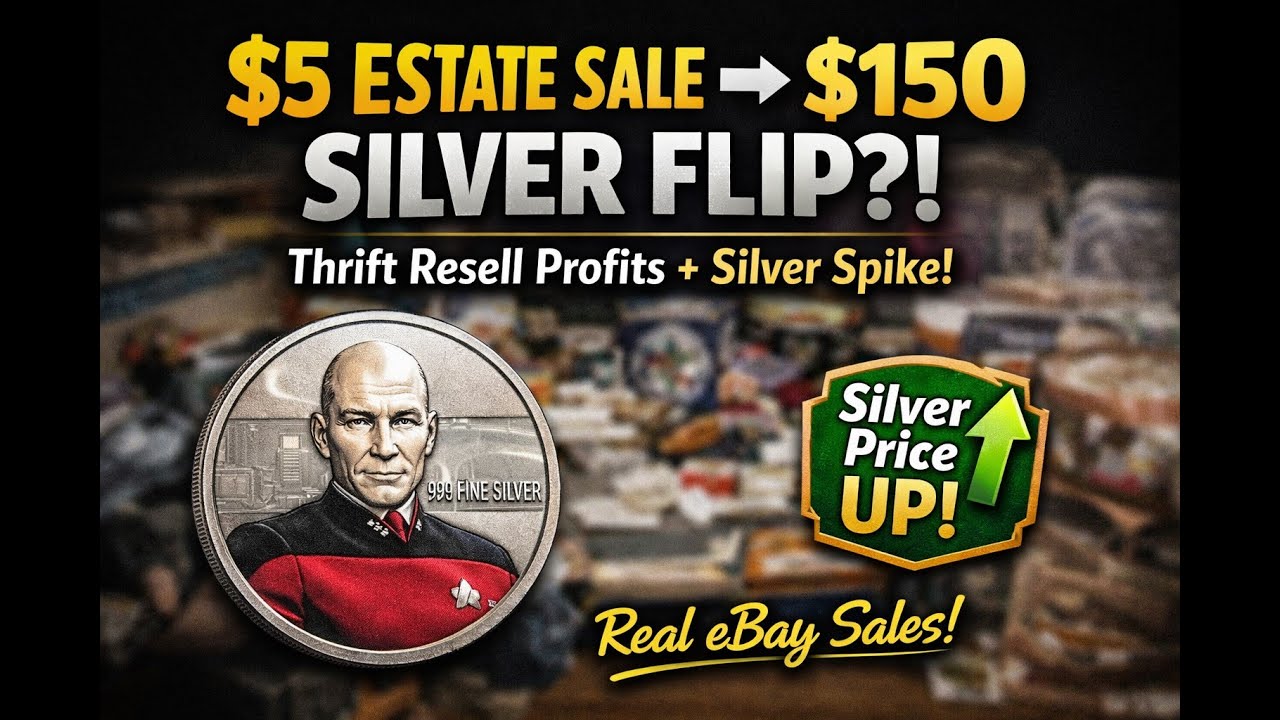 Silver is going crazy!  Thrift Store Finds That Sold BIG on eBay | Estate Sale Profits