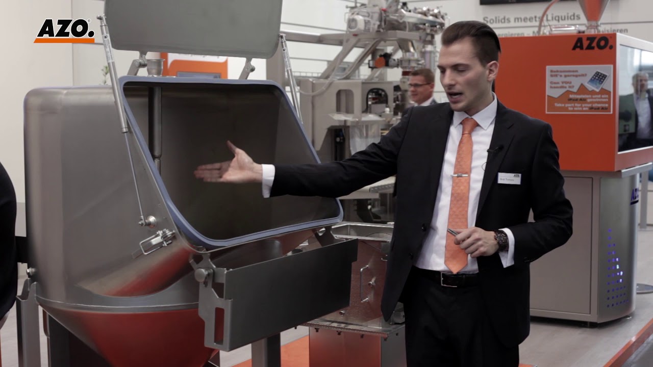 Feeding hopper in hygienic design