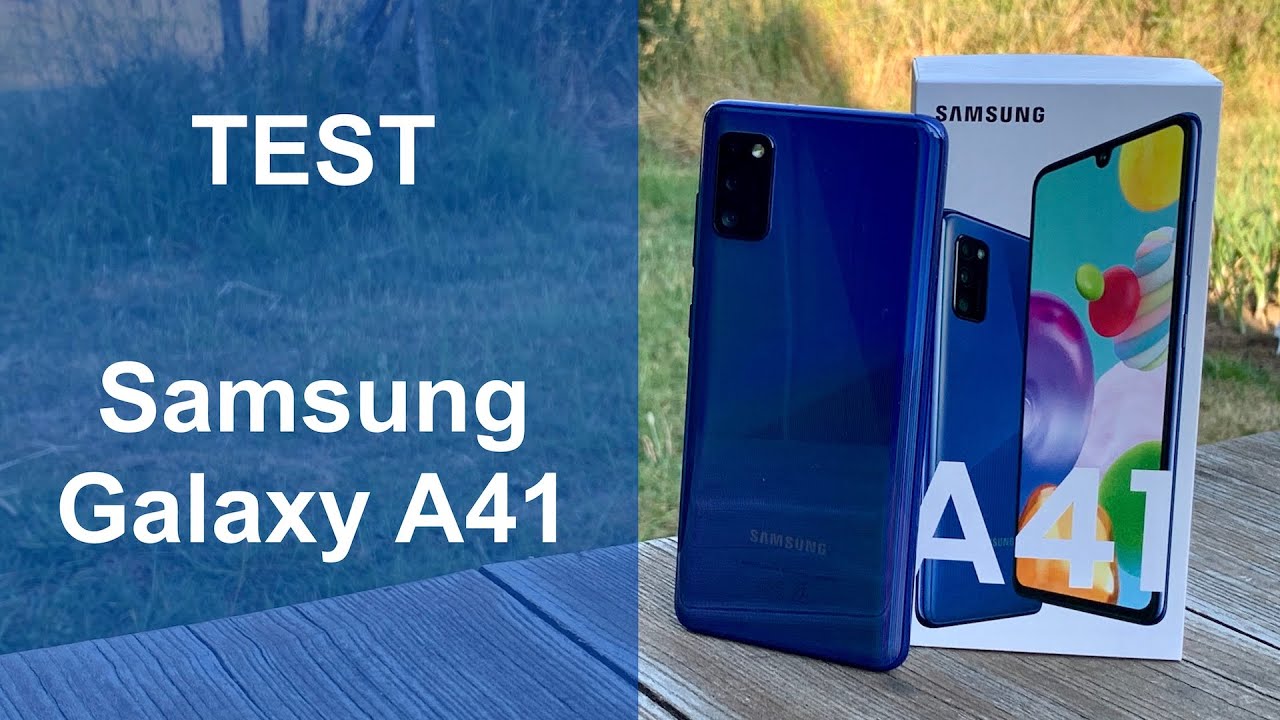 Test Samsung Galaxy A41 blau (deutsch)