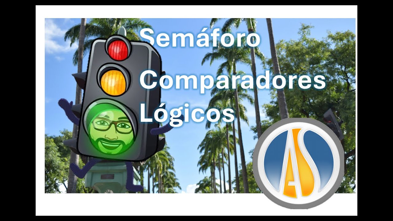 Automation Studio - Semáforo - Comparadores lógicos