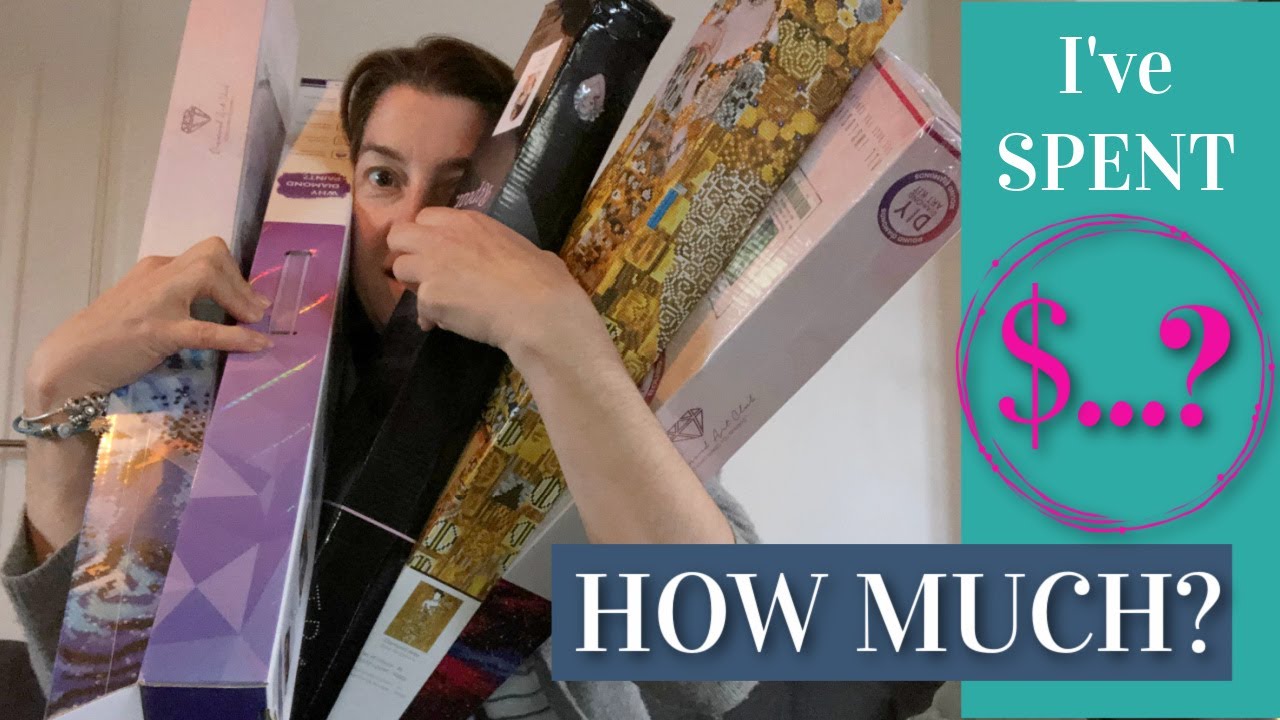 How much money I SPENT ON DIAMOND PAINTING in the first 6 months of running a CRAFT channel