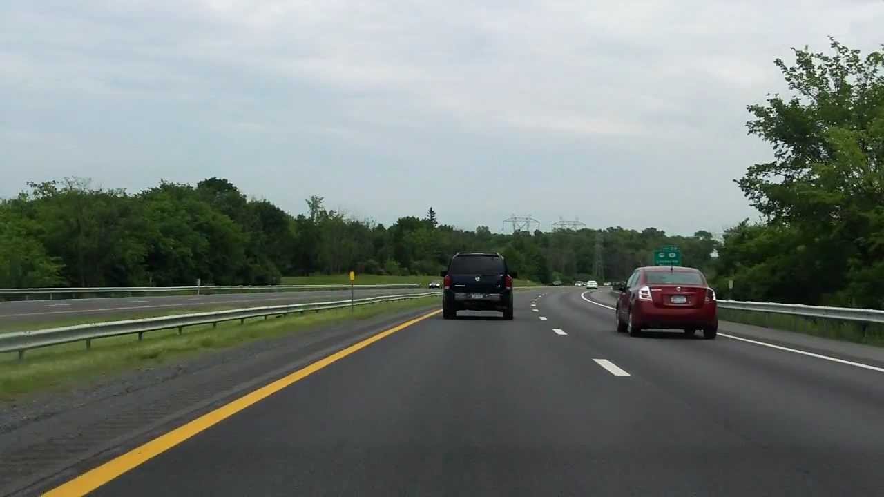 New York State Thruway (Interstate 87 Exits 21 to 21B) northbound (Part 2/2)