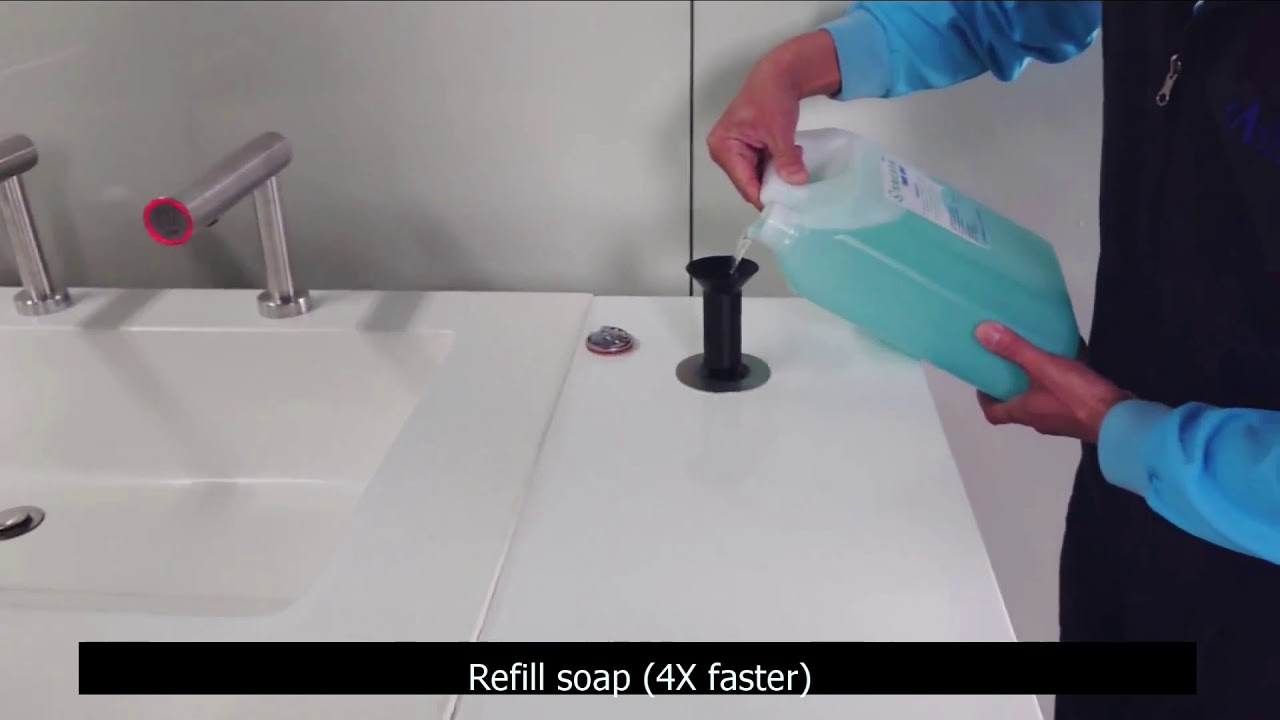 Multi-Feed Auto Soap Dispenser System: How to Refill