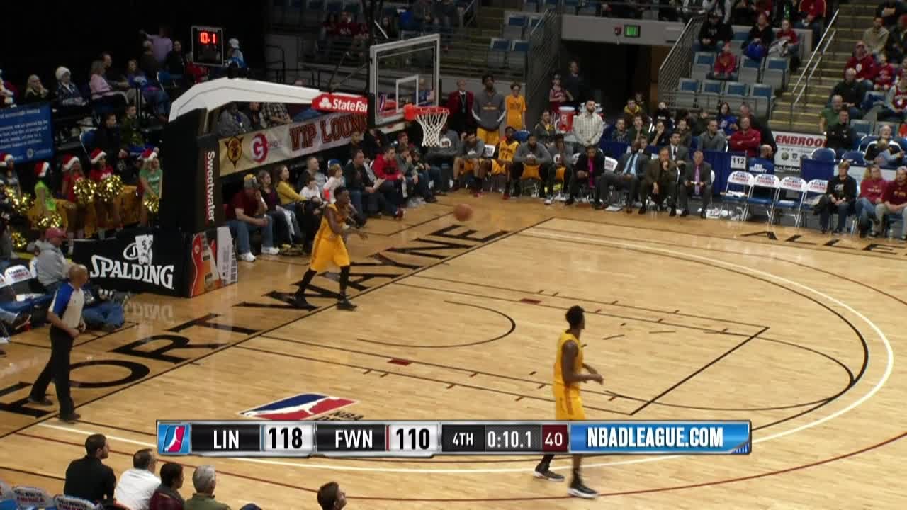 Trahson Burrell posts 21 points & 10 rebounds vs. the Mad Ants, 12/16/2016