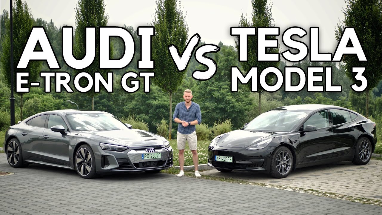 Audi e-tron GT vs Tesla Model 3 - jedna gł&oacute;wna r&oacute;żnica