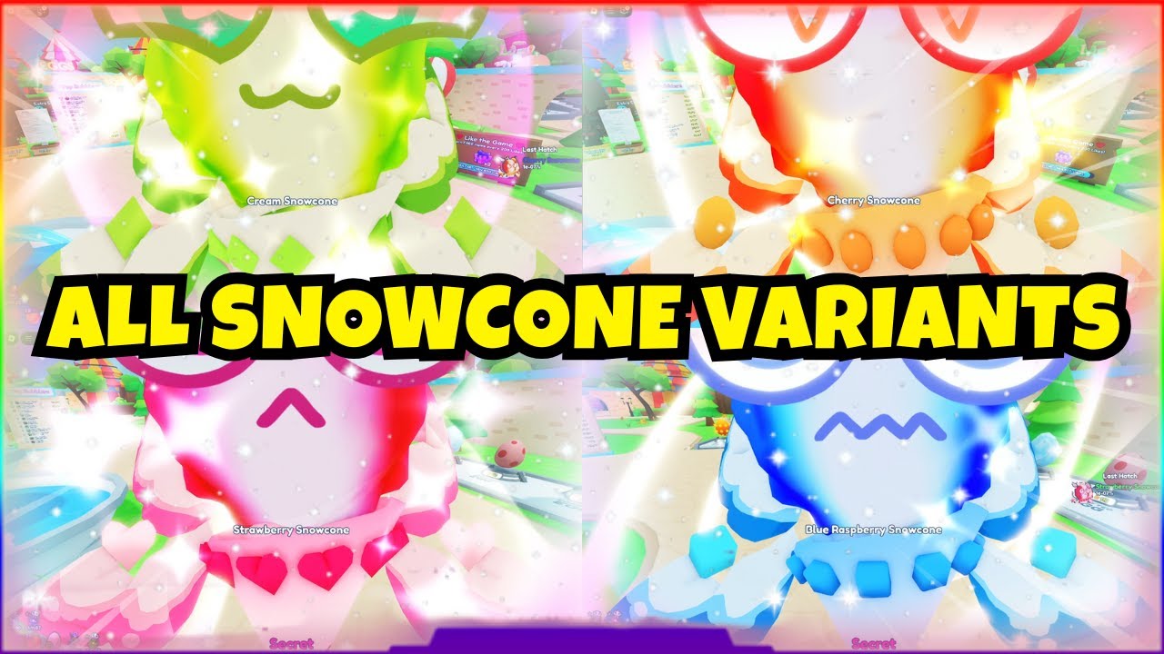 Hatching all Snowcone Variants, Mythic Jelly Overlord and other Secret Pets | Bubble Gum Simulator