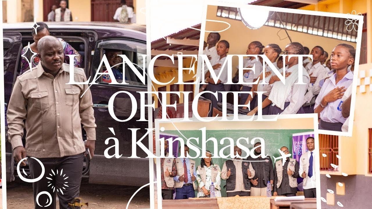 LANCEMENT OFFICIEL DE LA PLATEFORME PARLONS EN JEUNES A KINSHASA#podcast #interview