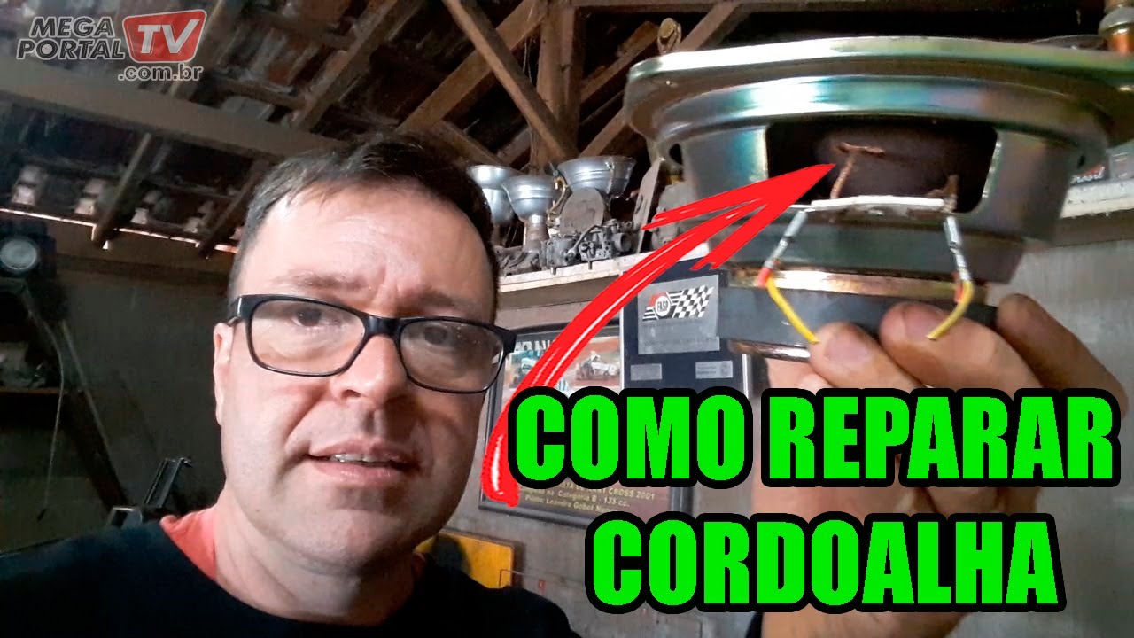 COMO TROCAR OU REPARAR A CORDOALHA DO ALTO FALANTE
