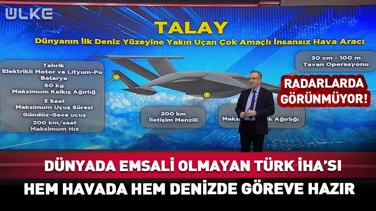 Dünyada Emsali Olmayan Türk İHA'sı Hem Havada Hem Denizde Göreve Hazır! #haber