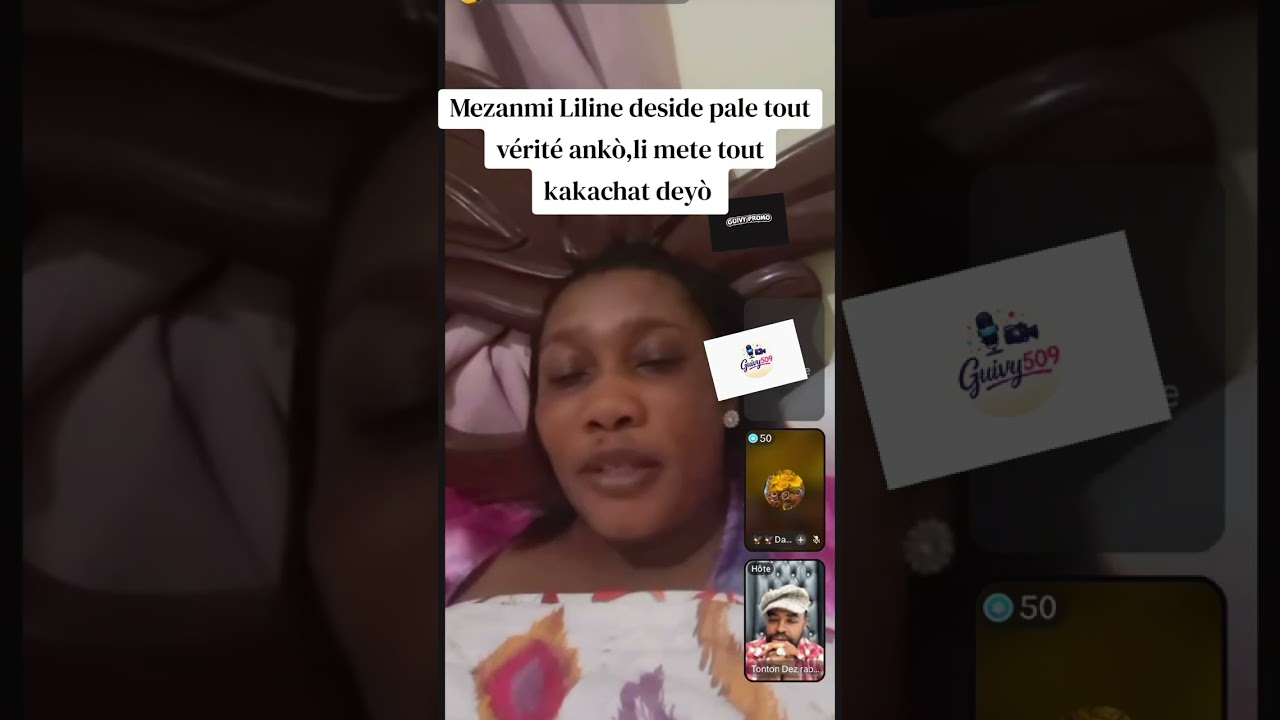 Mezanmi Liline deside mete tout kakachat deyò nan live Tonton desirab la