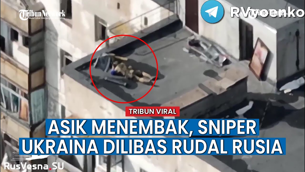 Posisi Tembak Pasukan Ukraina di Atas Gedung Tinggi Dilibas Serangan Rudal Rusia