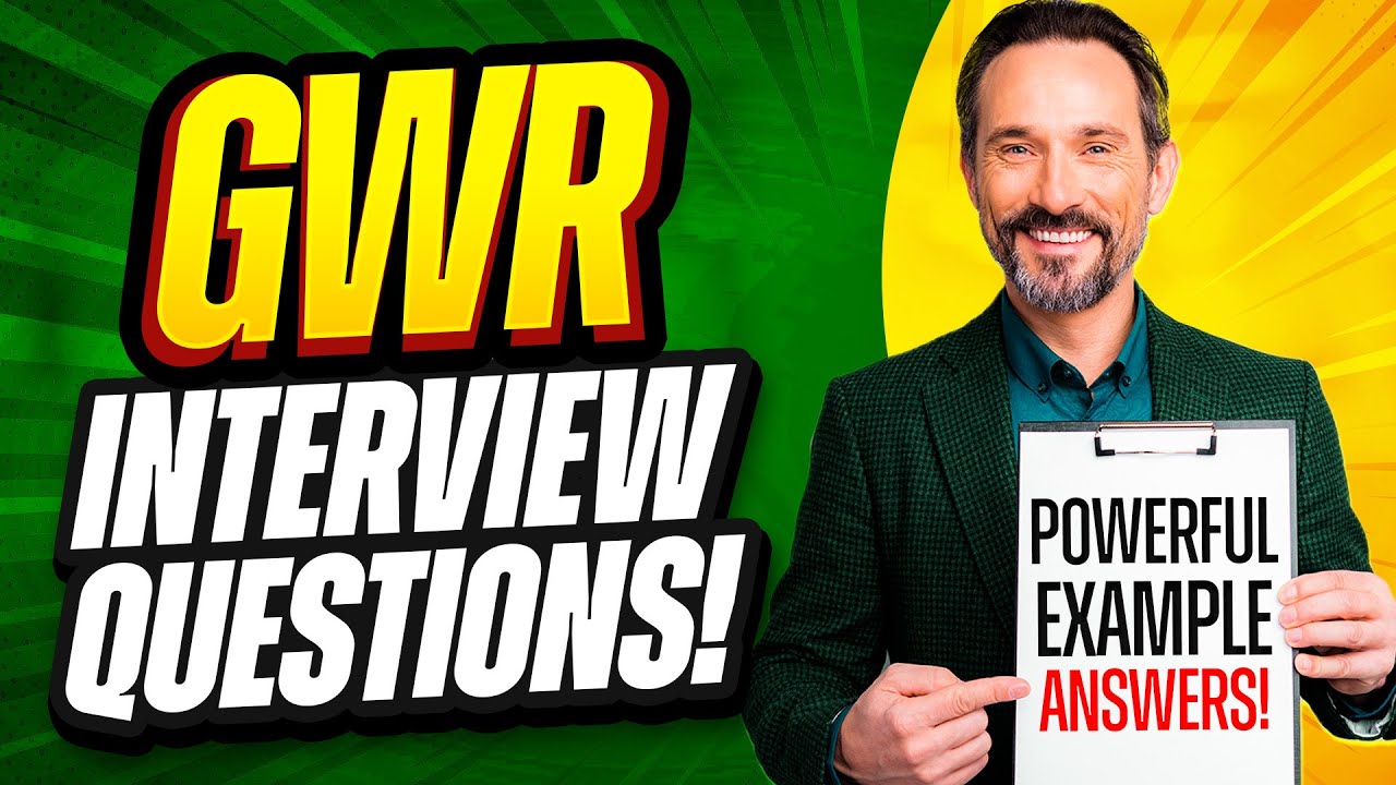 GREAT WESTERN RAILWAY INTERVIEW QUESTIONS AND ANSWERS (How to Pass a GWR Job Interview!)