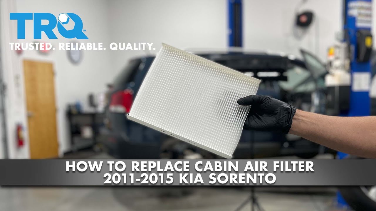 How To Replace Cabin Air Filter 2011-15 Kia Sorento