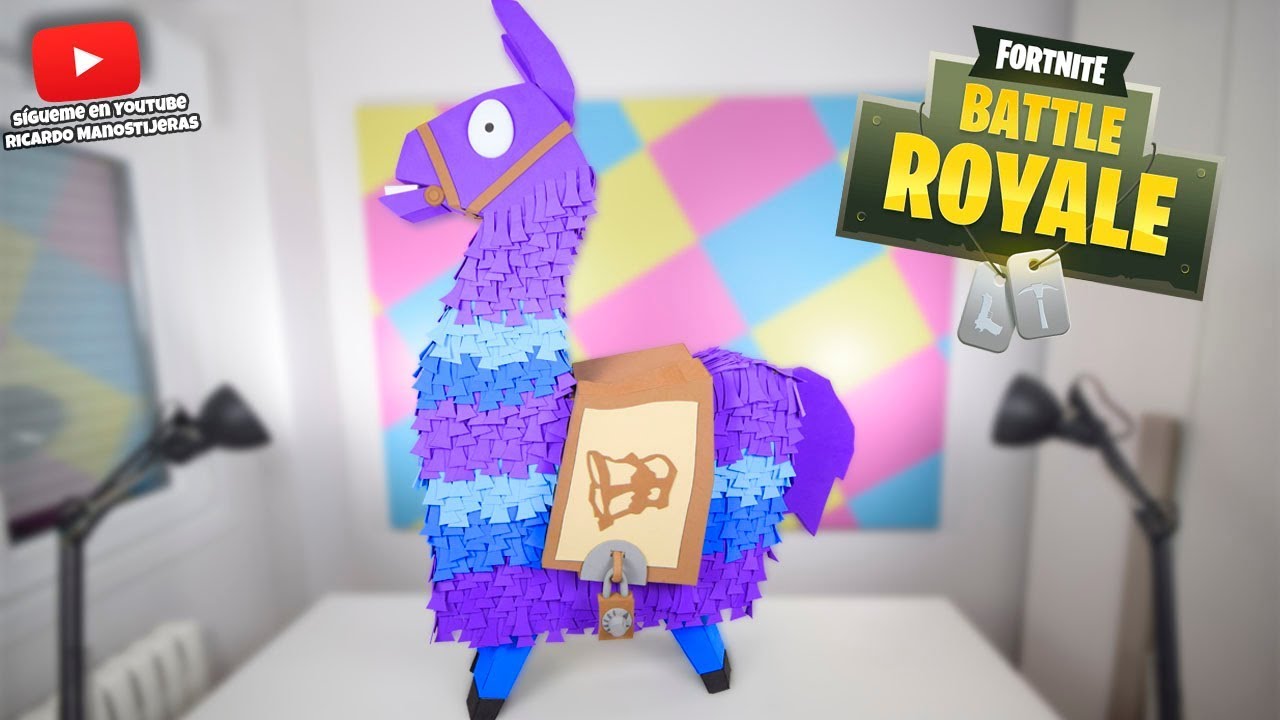 CÓMO HACER LA LLAMA DE FORTNITE A TAMAÑO REAL|Manualidades|DIY