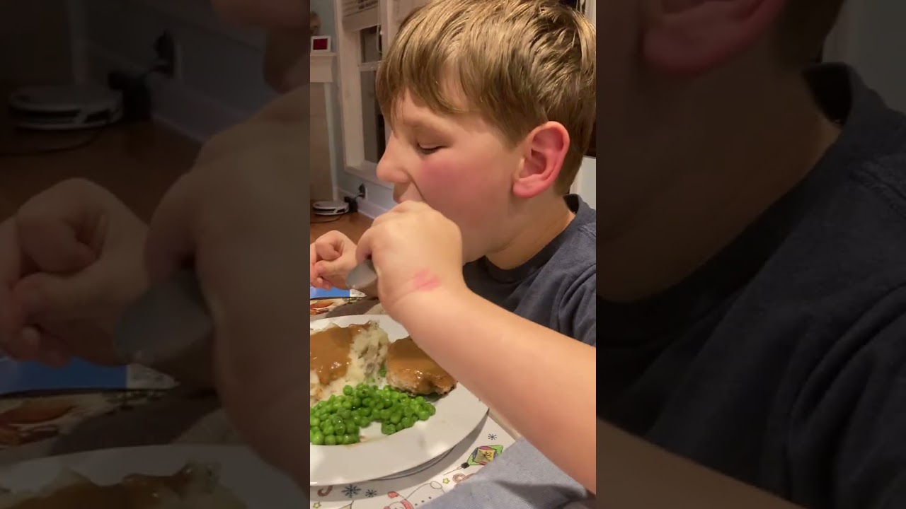 Everyplate Meal Review Pork Schnitzel with gravy #evanisepic #everyplatemeals #fundrink