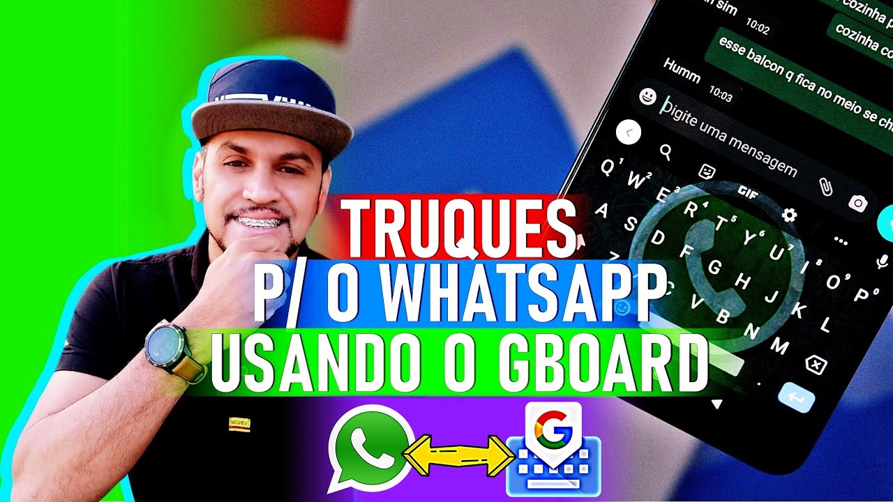 WHATSAPP TRUQUES ESCONDIDOS! 5 Funções do GBOARD que podem ser usadas no WHATSAPP