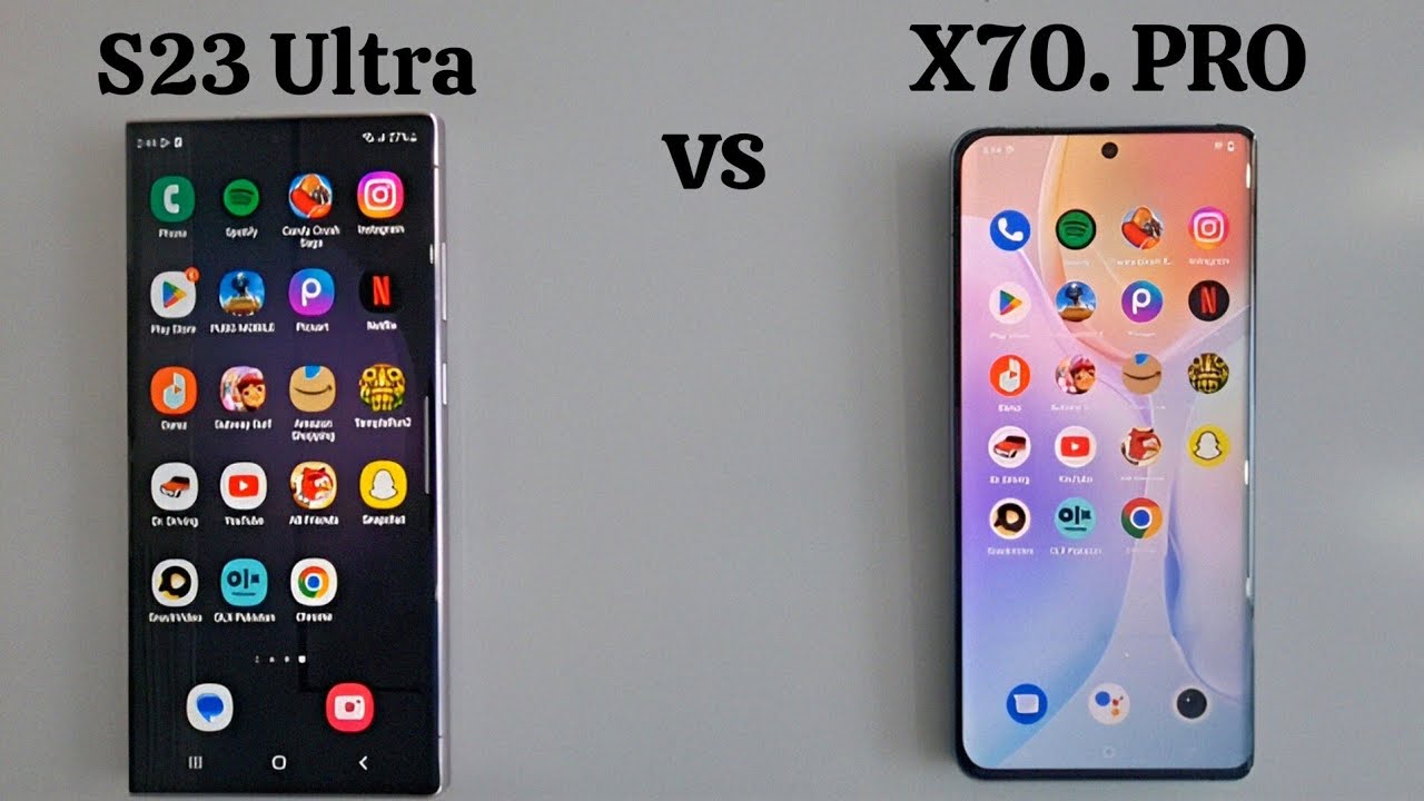 Samsung S23 Ultra VS Vivo X70 Pro || Speed Test